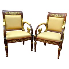 Retro Pair of Gianni Versace Armchairs from the Vanitas 1994 Collection