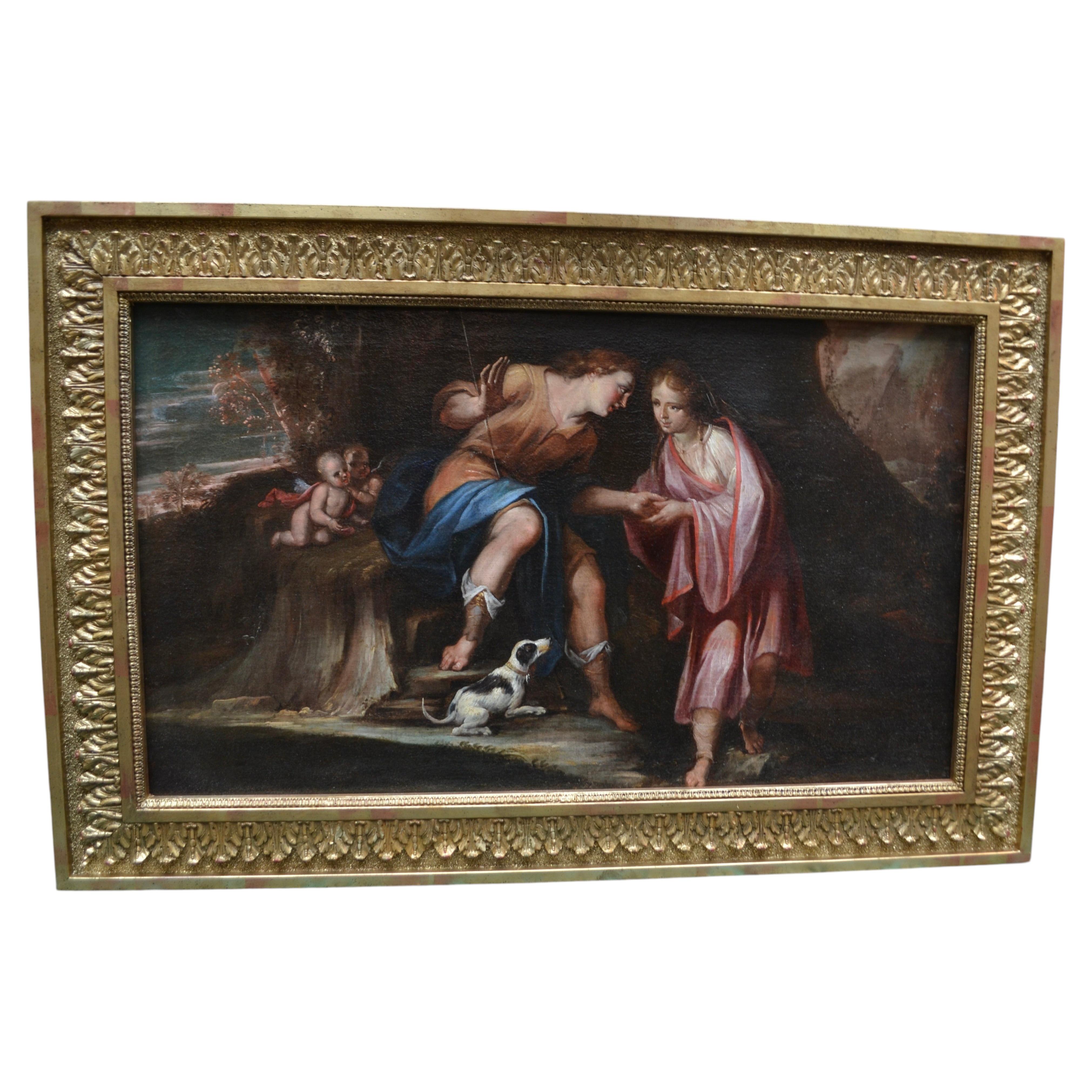 Baroque Painting Depicting the Illicit Romance of Paolo and Francesca