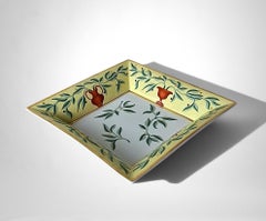 Bulgari By Rosenthal “Itaca” Porcelain Valet Tray With 24-Karat Gold Details