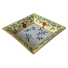 Bulgari By Rosenthal “Itaca” Porcelain Valet Tray With 24-Karat Gold Details