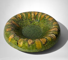 Bol bombé « Bulbous » de Bertoncello Ceramiche, avec glaçure polychrome à effet de coulures