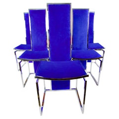 Romeo Rega Sillas de comedor de respaldo alto, set de 6