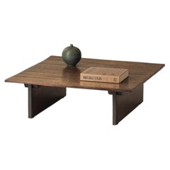 French Brutalist square coffee table dating from the 1970