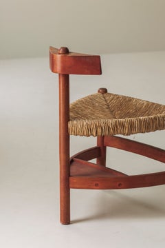 Dutch Sculptural accent chair, attributed Wim den Boon, 1960s