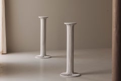 Pair of sculptural bamboo pedestals from Italy, dating to the 1960s