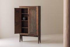 Spanish Primitive Highboard with Exceptional Patina, Late 19th Century.