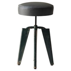 Highly collectible Clémenceau stool by Domin & Genevrière, Maison Dominique 1957