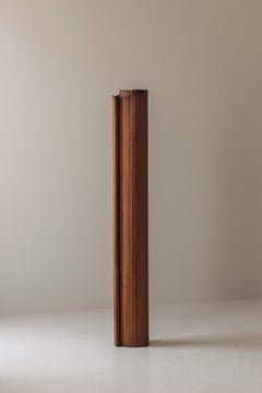 S.N.S.A. pine tambour room divider in the taste of Baumann, France 1950s
