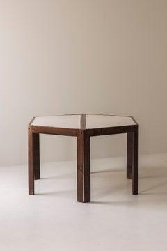 Geometric side tables, France 1970s