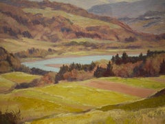 Alpine Landscape: An Antique Painting