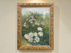 Flower Garden – Alexandre Guelle – 1911 - French oil on canvas