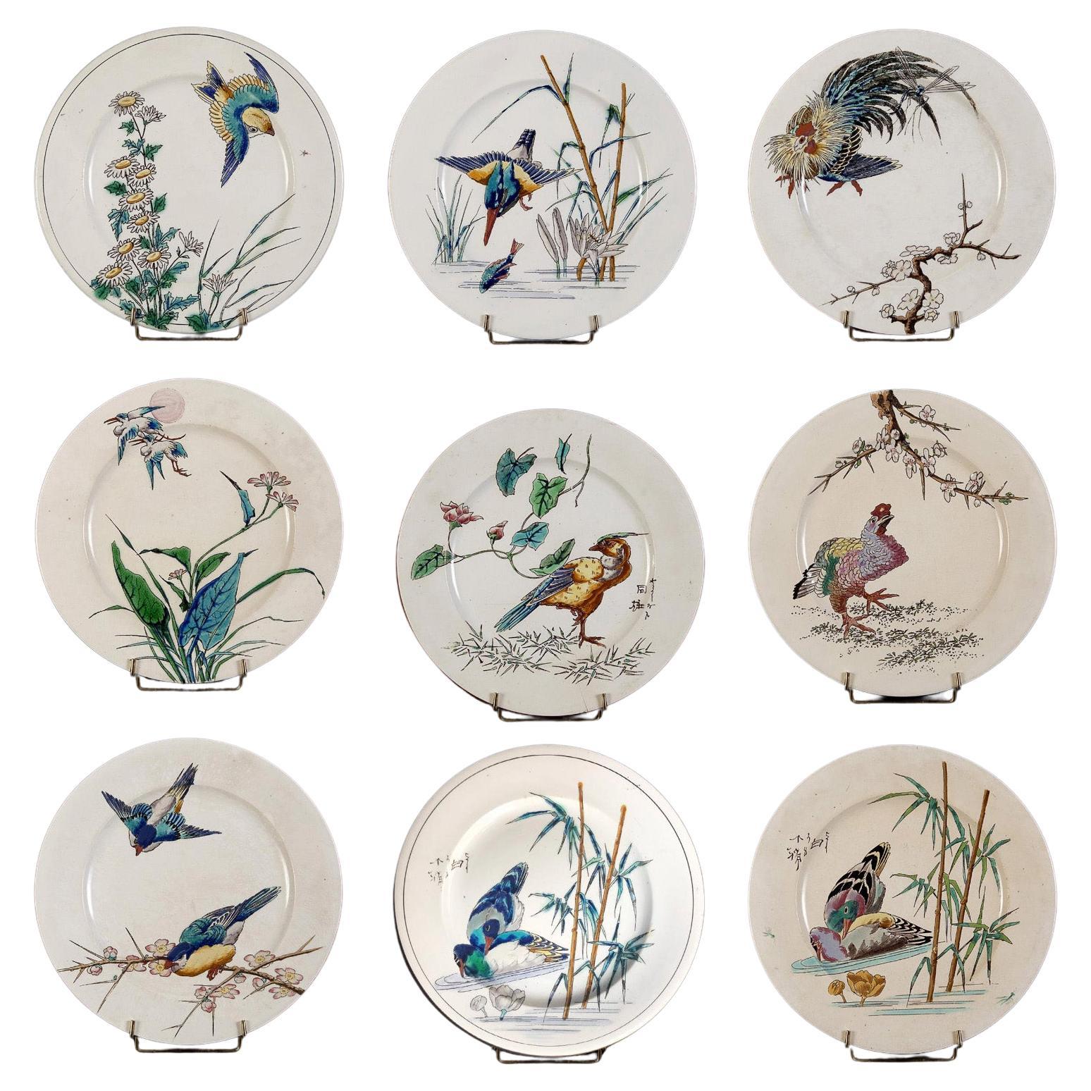 Vieillard Bordeaux Servicio "Grands Oiseaux", Exposición universal 1878