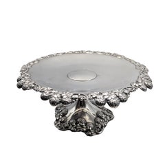 Pair of Strawberry-Decorated Silver Tazzas, Tiffany & Co., 1902–1907