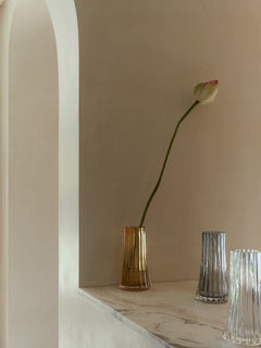 Tromba Glass Vase Smoke