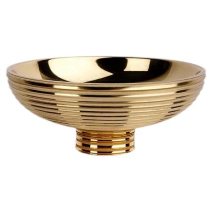 Pre-owned Greg Natale Operetta Catchall Brass In Beige