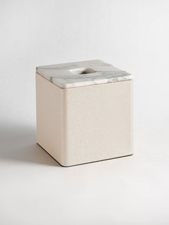 Boîte à mouchoirs « Shagreen Arabescato » de la collection Palco, par Greg Natale