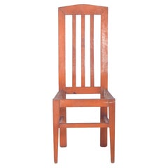 Chaise de salle à manger à haut dossier du 20e siècle