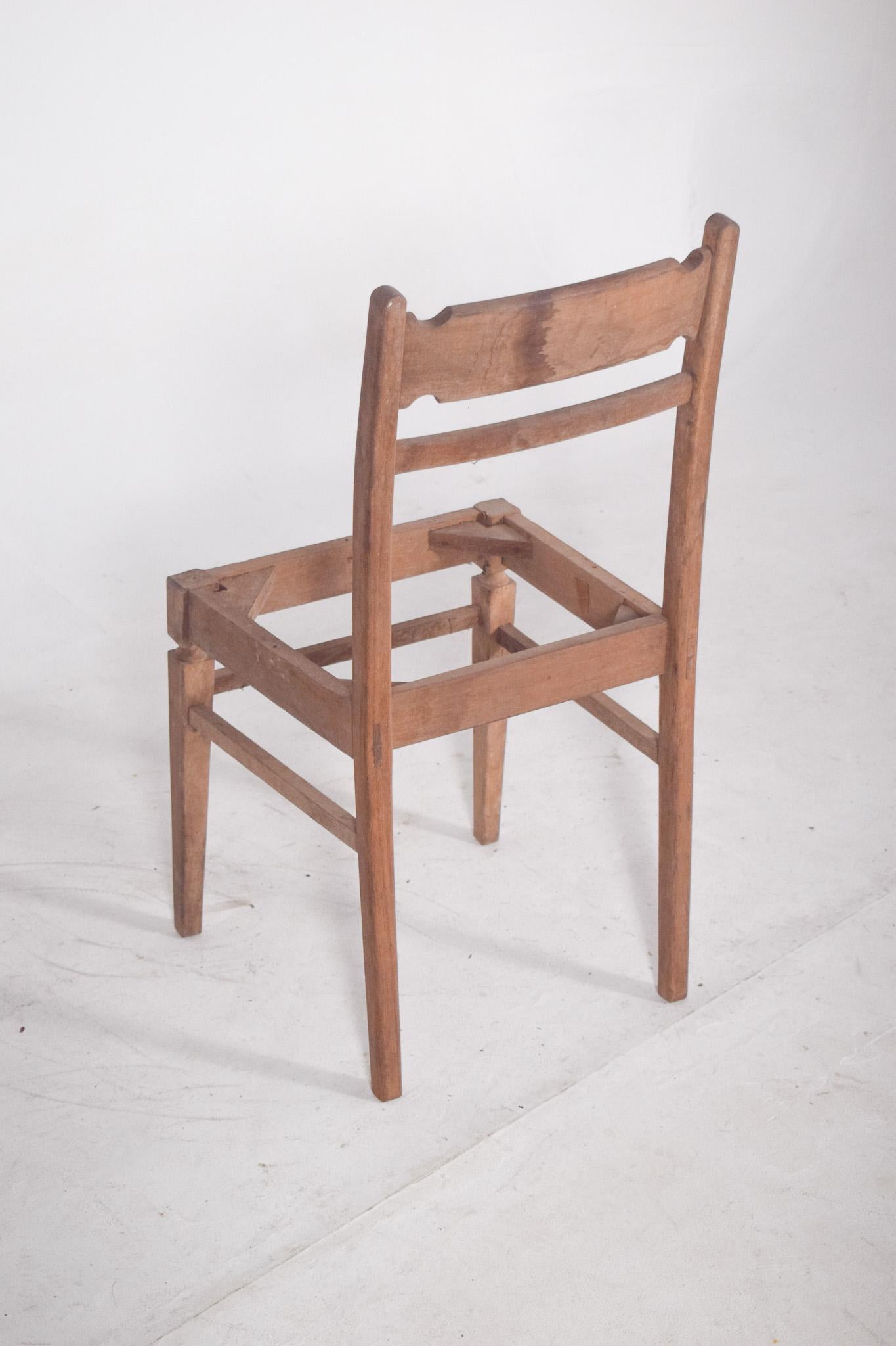 Rustikaler Esszimmerstuhl aus dem 20. im Angebot 1
