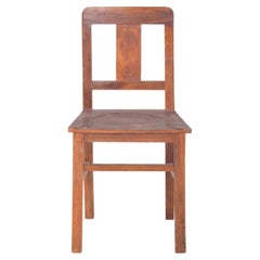 Esszimmerstuhl mit Holzrücken aus dem 20.