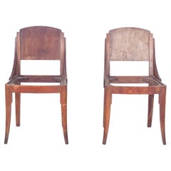20th Century Deco-Style Curved-Back Dining Chair