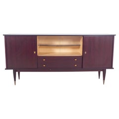 Antique Italian Macassar Veneered Sideboard