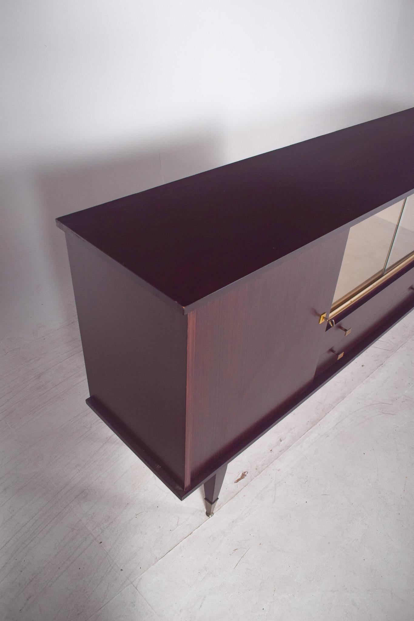 Antique Italian Macassar Veneered Sideboard For Sale 2