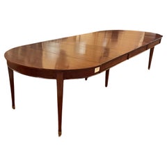 Mesa de Comedor Luis XVI de Caoba - Siglo XIX