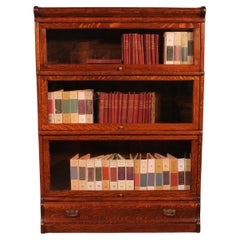 Libreria Globe Wernicke Oak Set Di 3