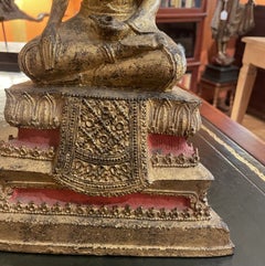 Gilded Bronze Buddha, Kingdom Of Siam—19th Century