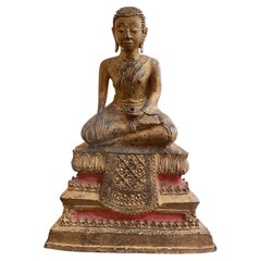 Gilded Bronze Buddha, Kingdom Of Siam—19th Century