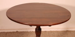 Mesa trípode de roble - Siglo XVIII