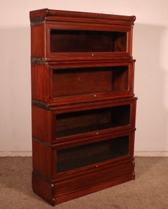 Librería «Globe Wernicke Waterfall» de caoba con 4 secciones