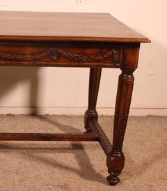 Louis XVI Period Oak Desk Or Table—18th Century