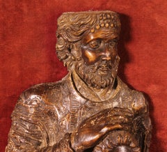 Renaissance Period Saint Bartholomew In Walnut, Circa 1600
