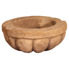 Carved Stone Holy Water Font - 17th Century