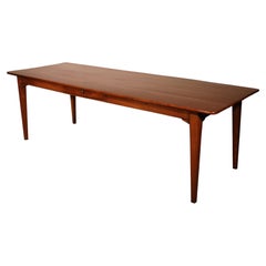 19th-century Cherrywood Dining Table Of 2 M52 Long