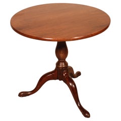 Small Mahogany Tripod Table From The Early 19th Century
