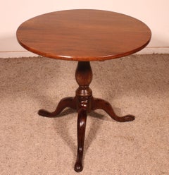Small Mahogany Tripod Table From The Early 19th Century