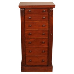 19th-century Wellington Chest In Walnut