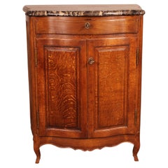 Credenza in rovere del XVIII secolo, in stile Luigi XV