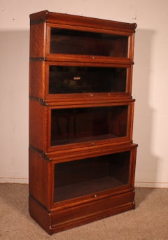 Waterfall Globe Waterfall Bookcase In Oak Of 4 Elements