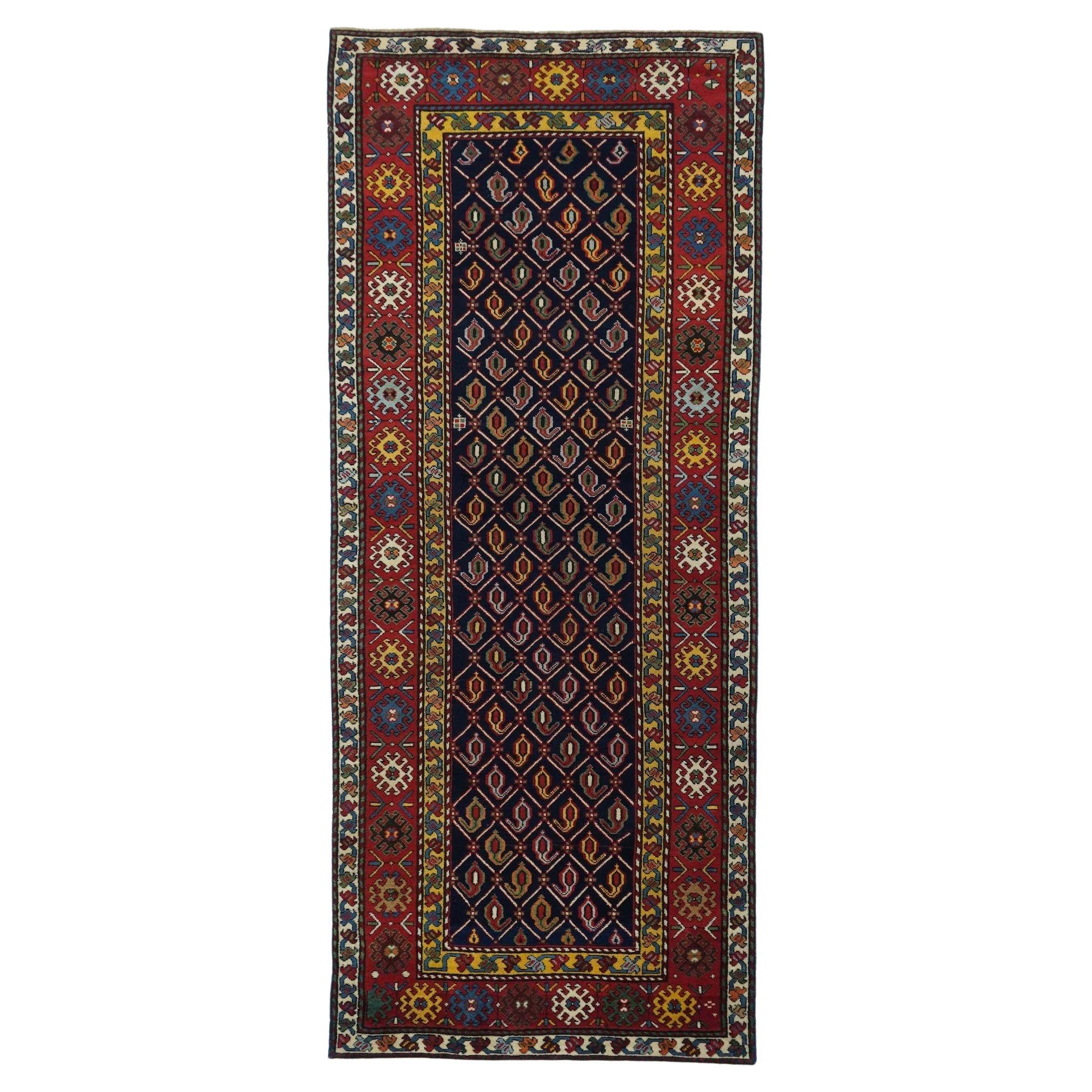 Fine Antique Shirvan Rug 3'5'' x 8'9''