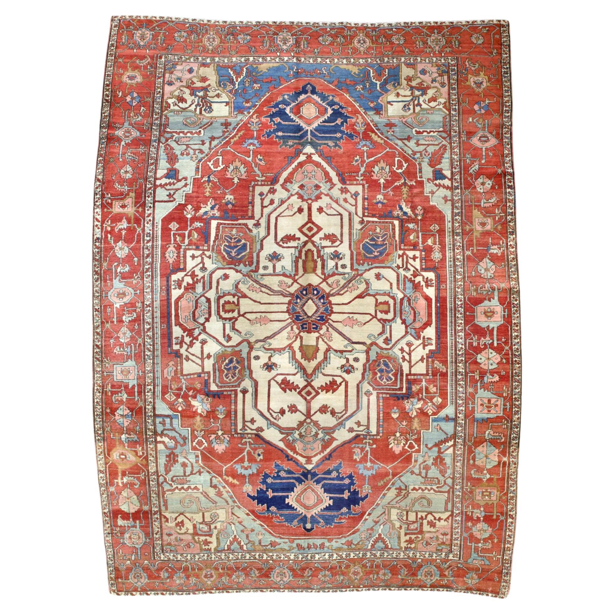 Tappeto persiano antico Serapi 9'11" x 13'4"
