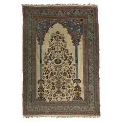 Fine Antique Persian Haji Jalili Tabriz Rug 4’6" x 6’4"