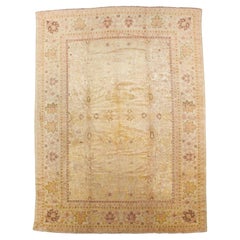 Fine Antique Turkish Oushak Rug 9’6” x 12’9”