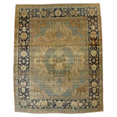 Fine Antique Persian Mohtasham Kashan Rug 9’6” x 11’9”