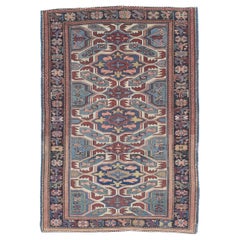 Fine Antique Caucasian Kuba Rug 3’7” x 5’1”