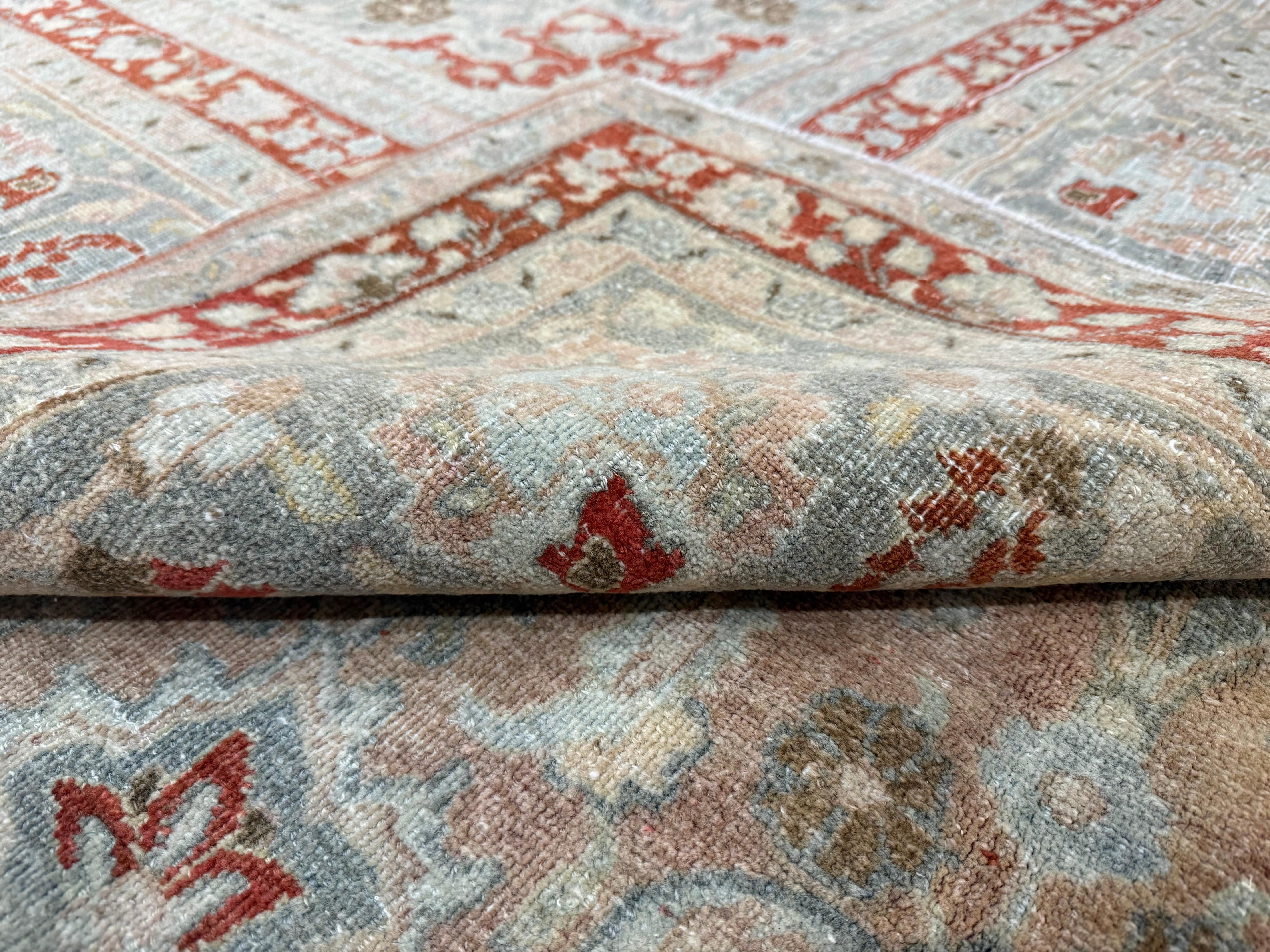 19th Century Fine Persian Tabriz Rug 10’ x 12’11” For Sale