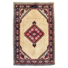 Persischer Täbris-Teppich - Wolle Elfenbein Design - 96655