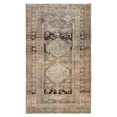 Alfombras Persas Bijar - Lana Marrón Marfil Azul Claro - 97747